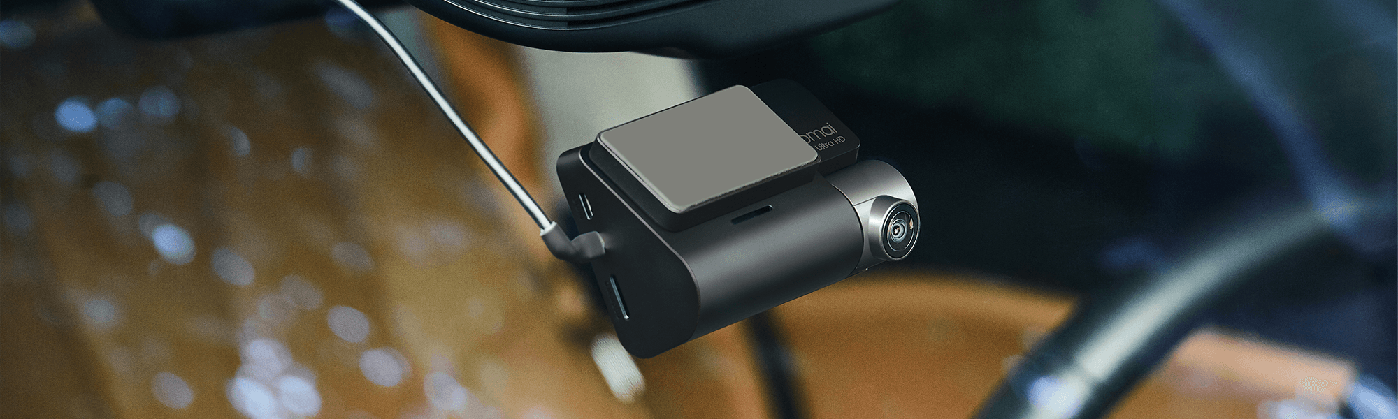 70mai Dash Cam Omni X200 avec 4G Hardwire Kit UP04，Caméra de voiture noire  avec câble