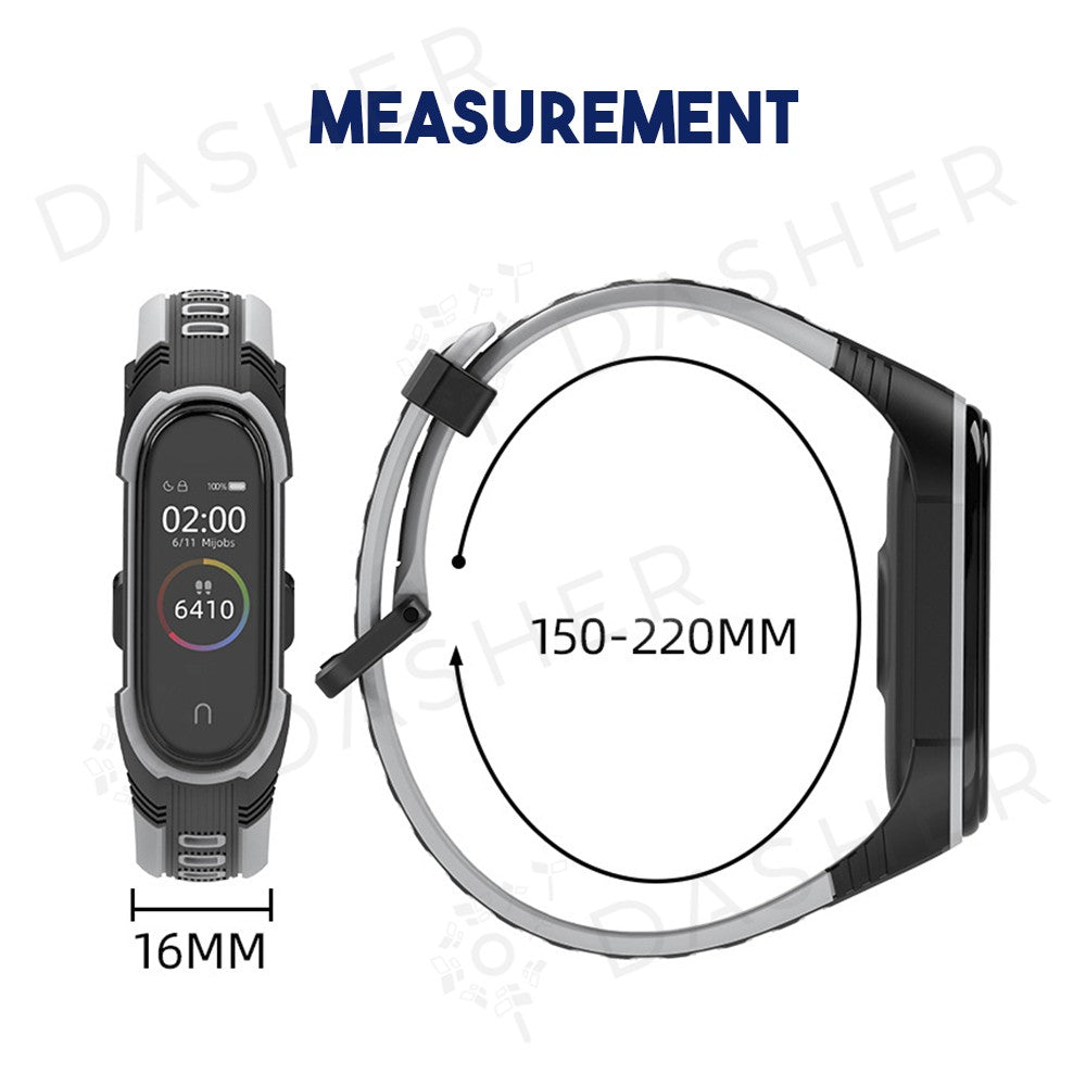 X-Series Double-Colour Silicone Strap for Xiaomi Mi Band 5/6