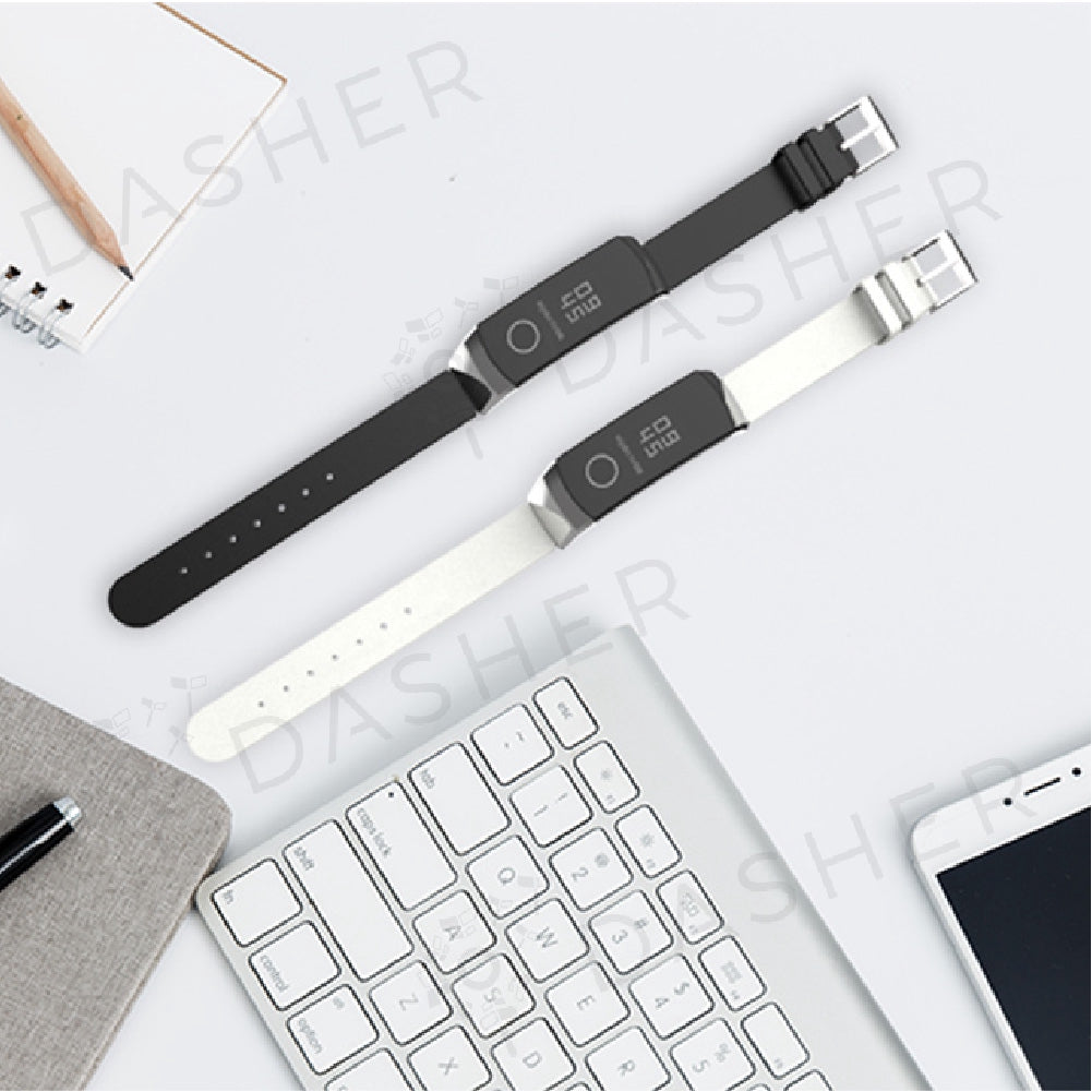 Mijobs Leather Strap for Honor Band 5 and Band 4
