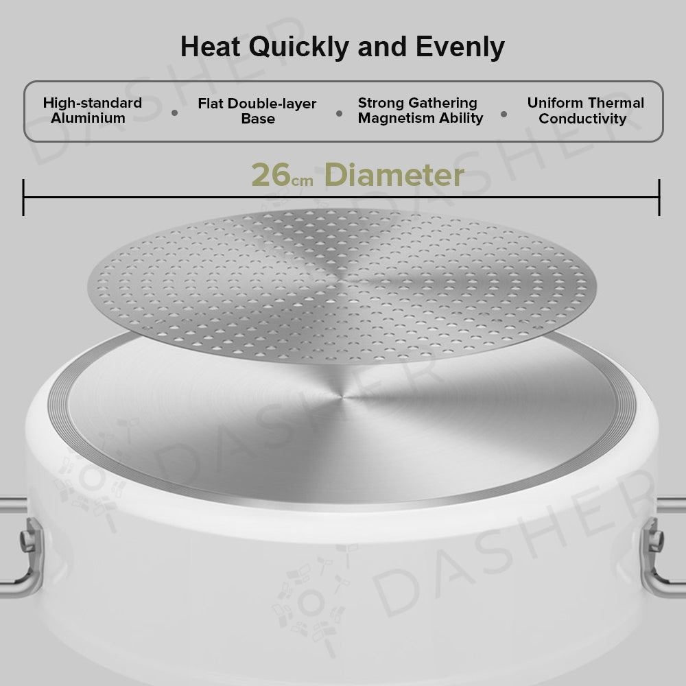Zhiwuzhu 4L Non-Stick Pot
