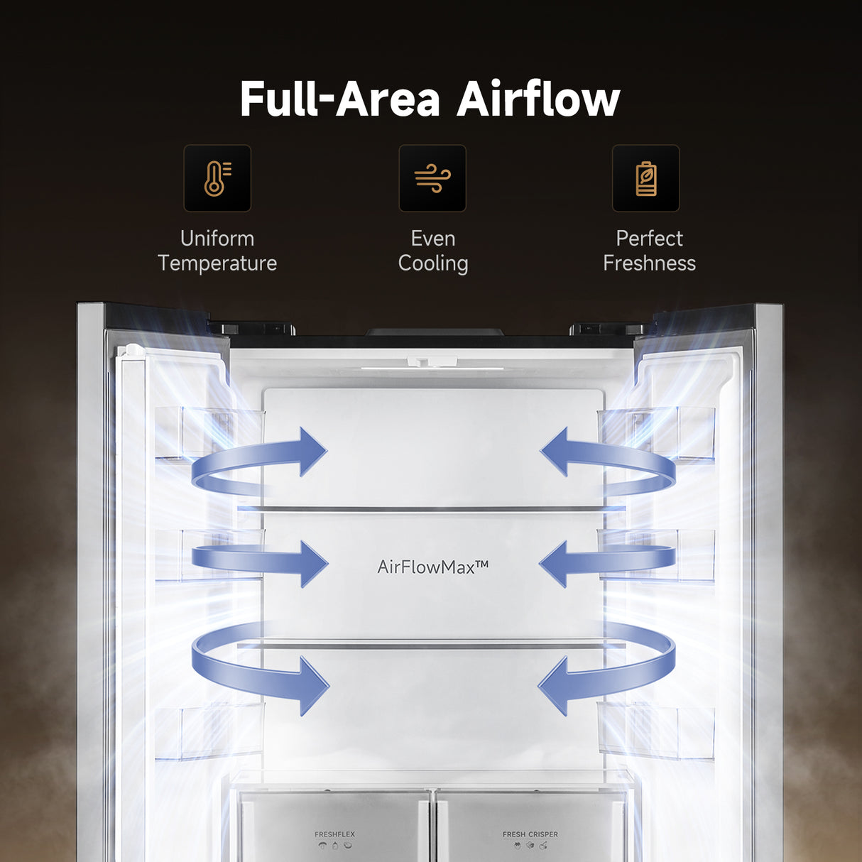 Dreame C-Fresh Side By Side Refrigerator 430L