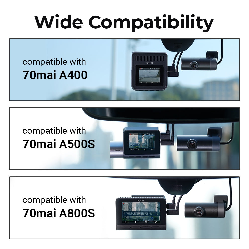70mai A200 / A500s + FC02 Front and Interior Dash Cam Set