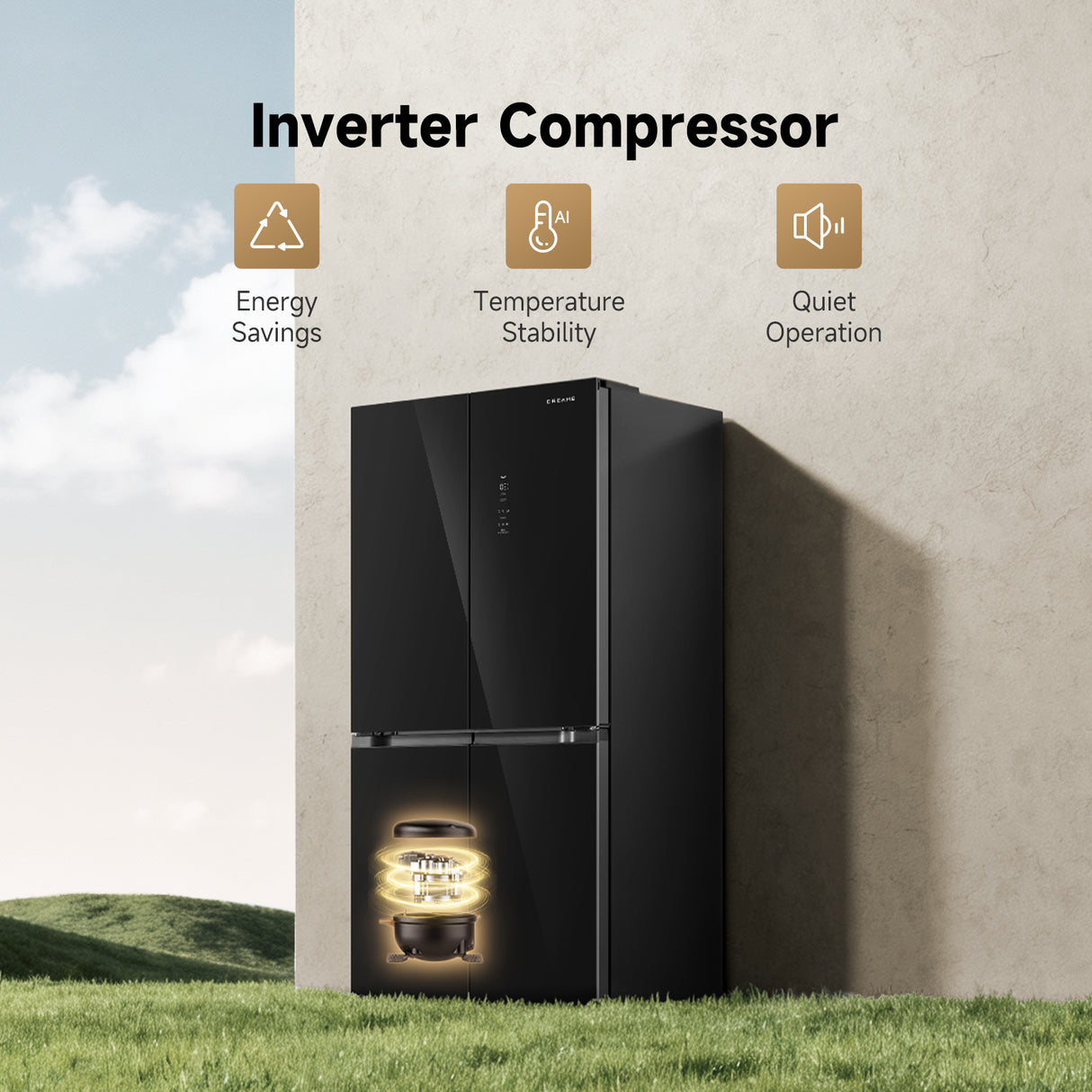 Dreame C-Fresh Side By Side Refrigerator 430L