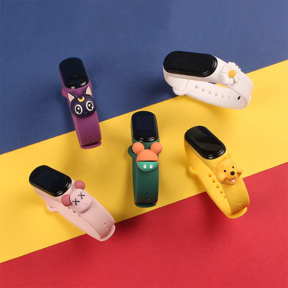 3D Cartoon Silicone Strap for Xiaomi Mi Band 5/6 (Series 1)