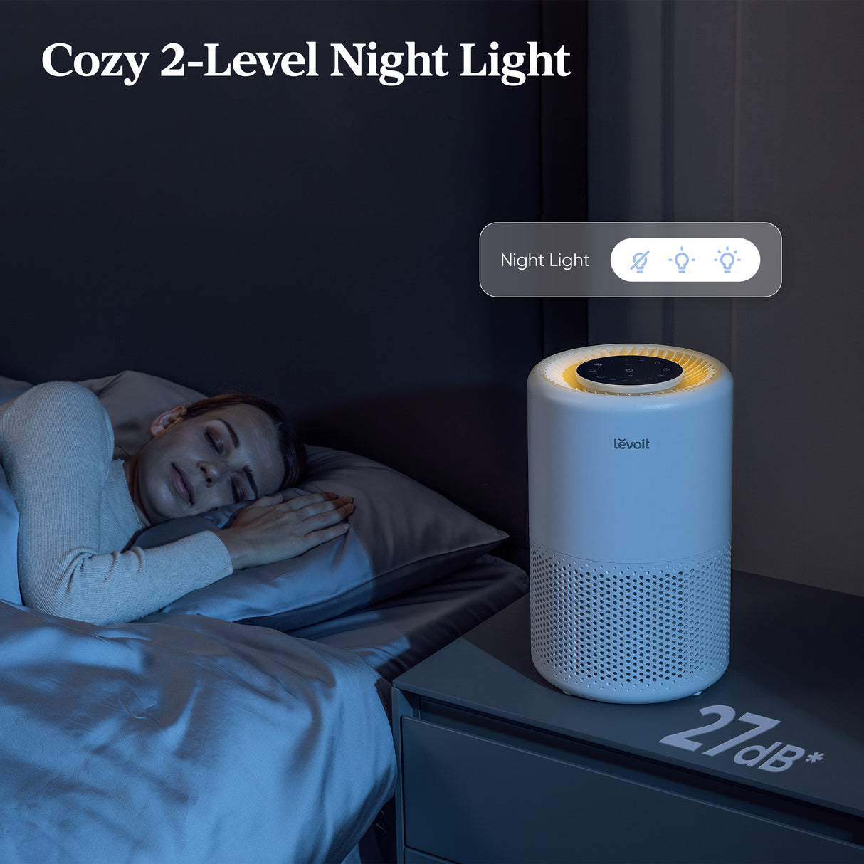 Levoit Core 200S Smart WiFi Air Purifier with Night Light