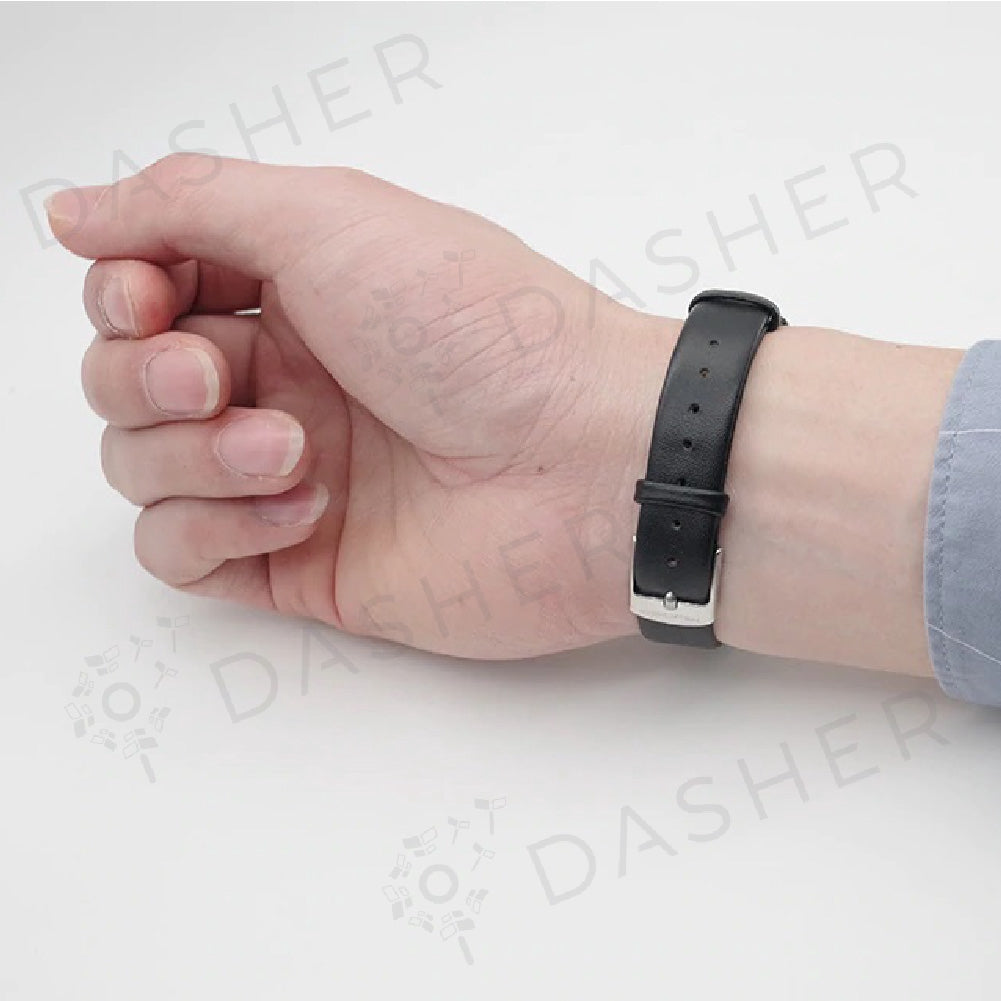 Mijobs Leather Strap for Honor Band 5 and Band 4