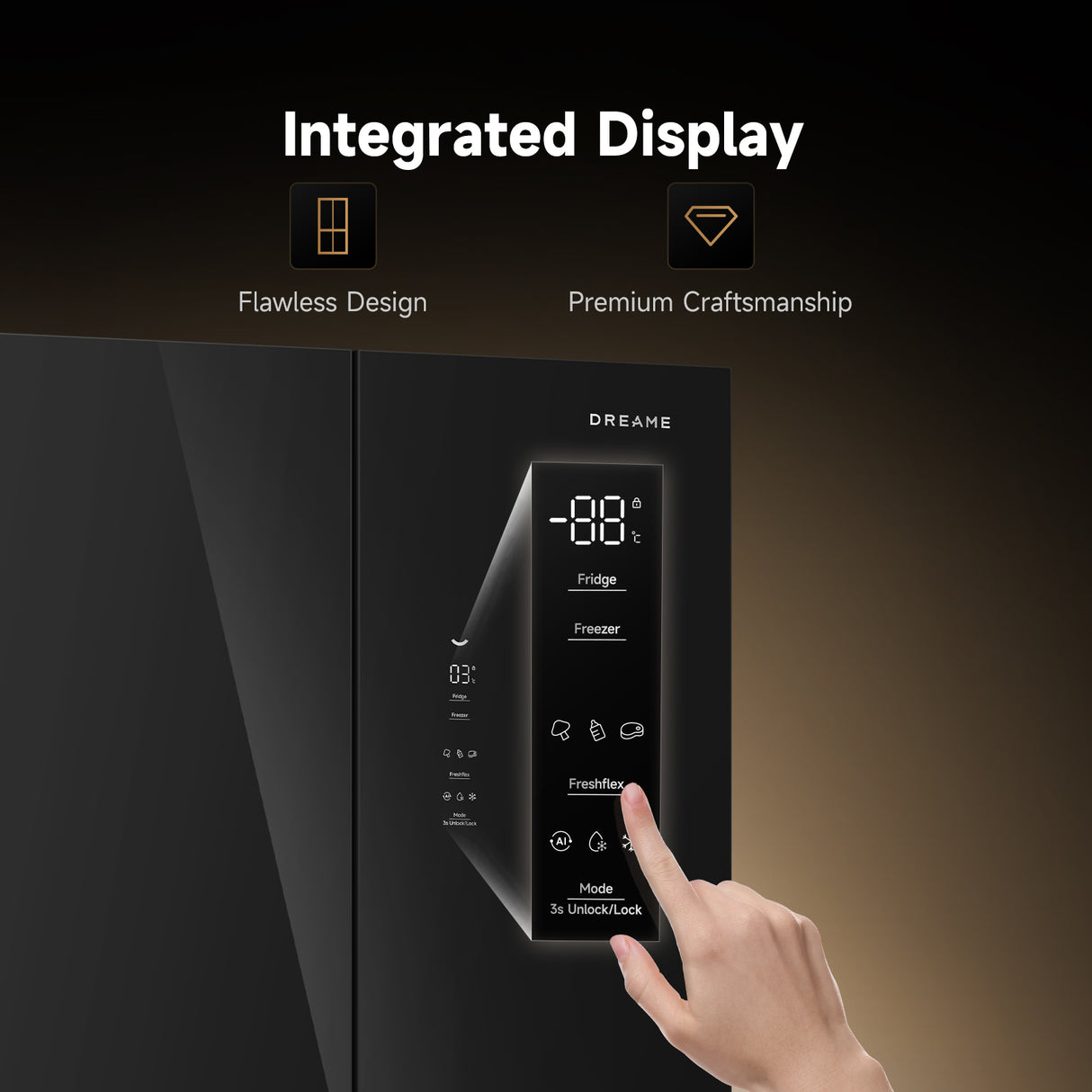 Dreame C-Fresh Side By Side Refrigerator 430L