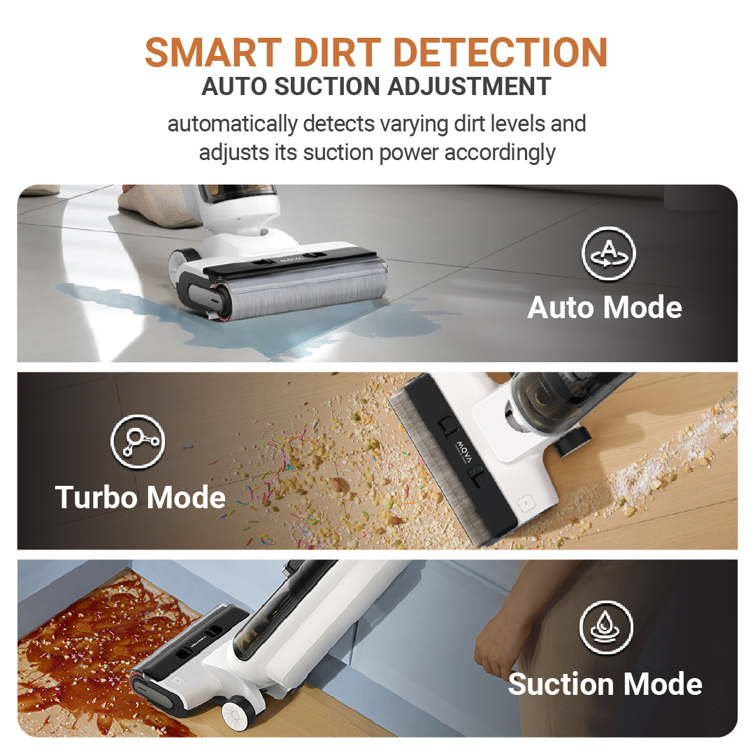 MOVA K20 Wet and Dry Floor Washer & Vacuum Cleaner | Self-Cleaning | Smart-Dirt Detection | Dual-Edge Clean | 2 Years Local Warranty