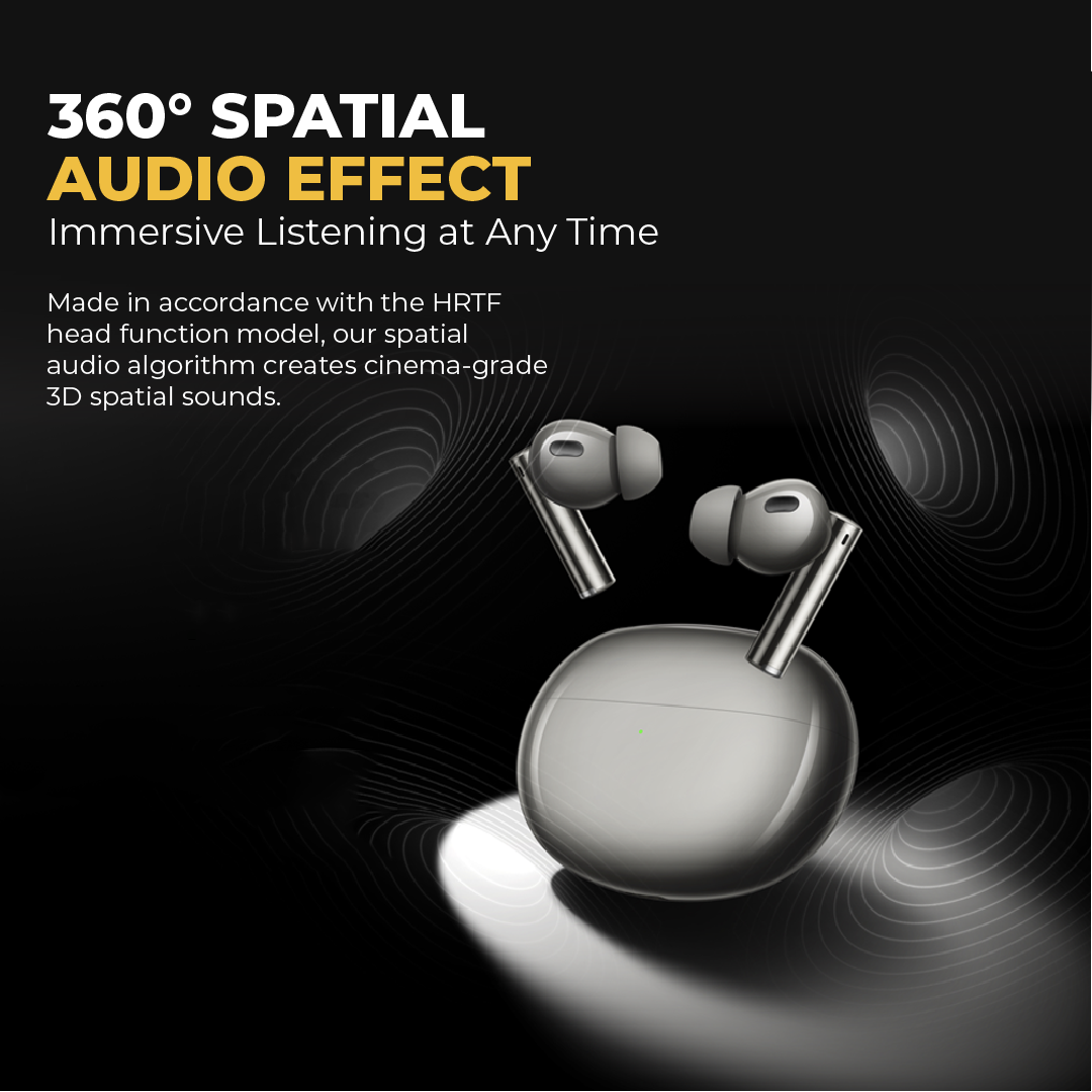 realme Buds Air 6 Pro True Wireless Earphone 50dB Deep Sea Noise Reduction 2.0 Bluetooth 5.3 40 Hours