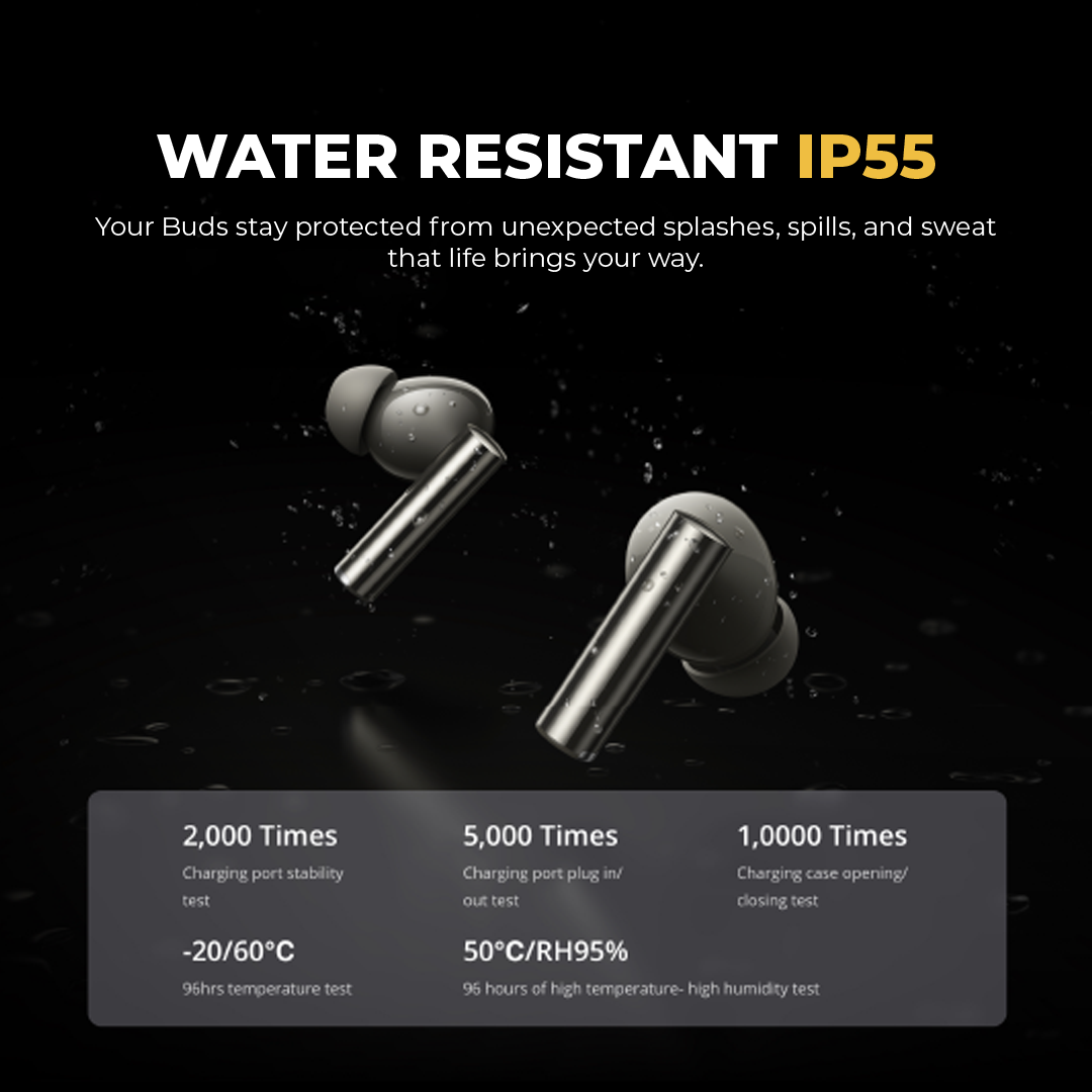 realme Buds Air 6 Pro True Wireless Earphone 50dB Deep Sea Noise Reduction 2.0 Bluetooth 5.3 40 Hours