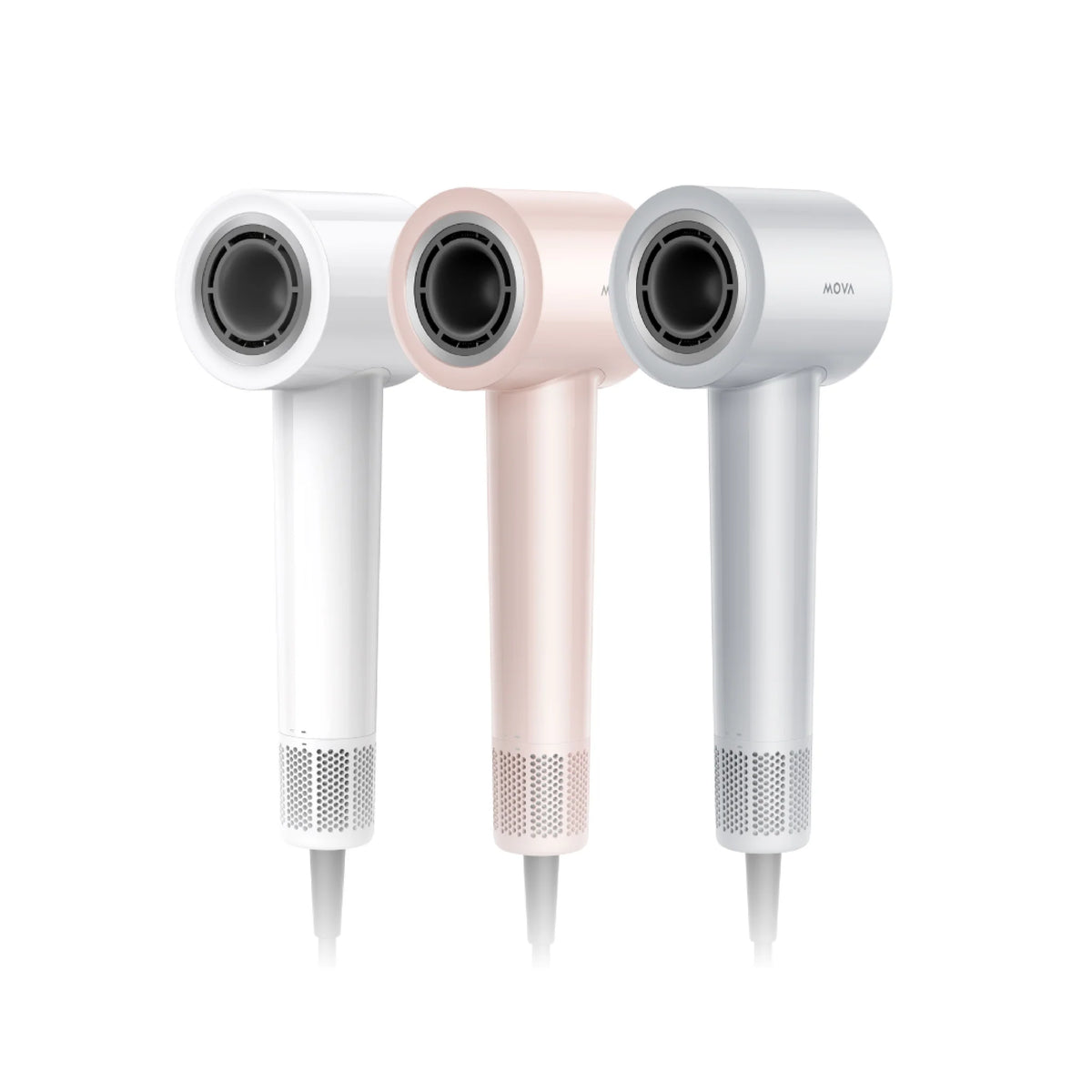 MOVA Turbo High-Speed Hair Dryer | 110,000 RPM | 40s Rapid Drying | 200million Negative Ion | 57 ℃ NTC | 8-Hair Care Modes