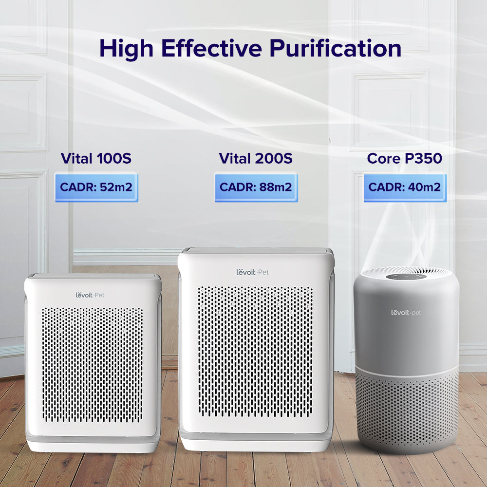 Levoit Exclusive Vital Pet Series Family Package Smart Air Purifier Medical Grade HEPA Filter with Smart App Control
