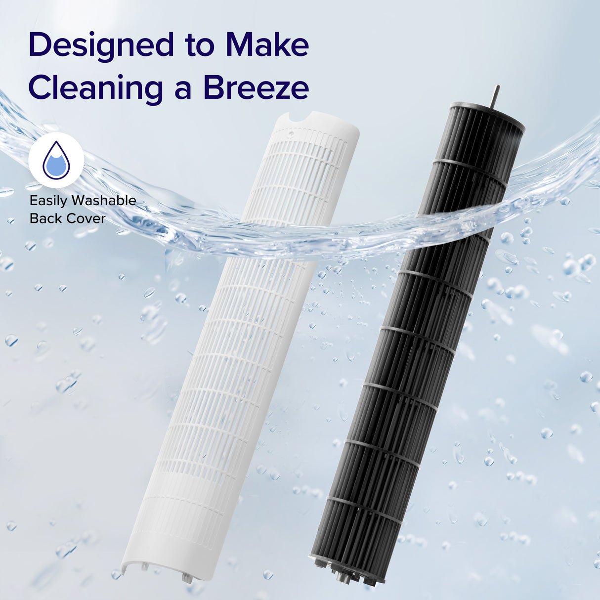 Levoit Classic Pro Smart Tower Fan 42-inch Brushless DC Motor App Control with wifi