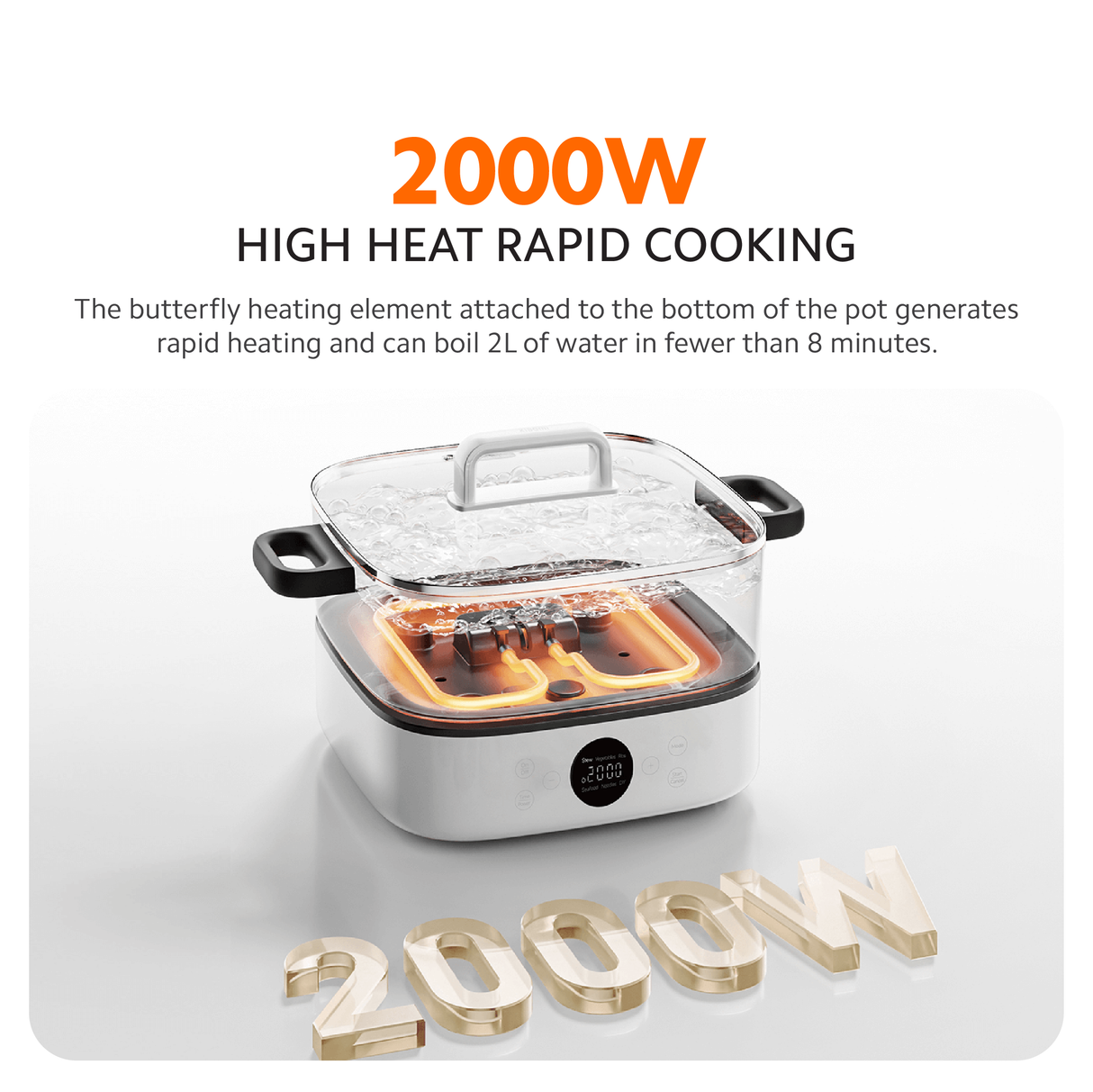 Xiaomi Multifunctional Hot Pot Cooker 6L
