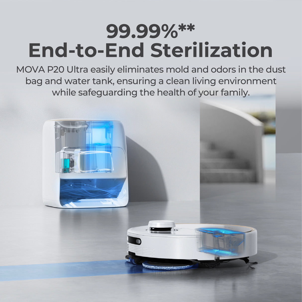 MOVA P20 Ultra Robot Vacuum