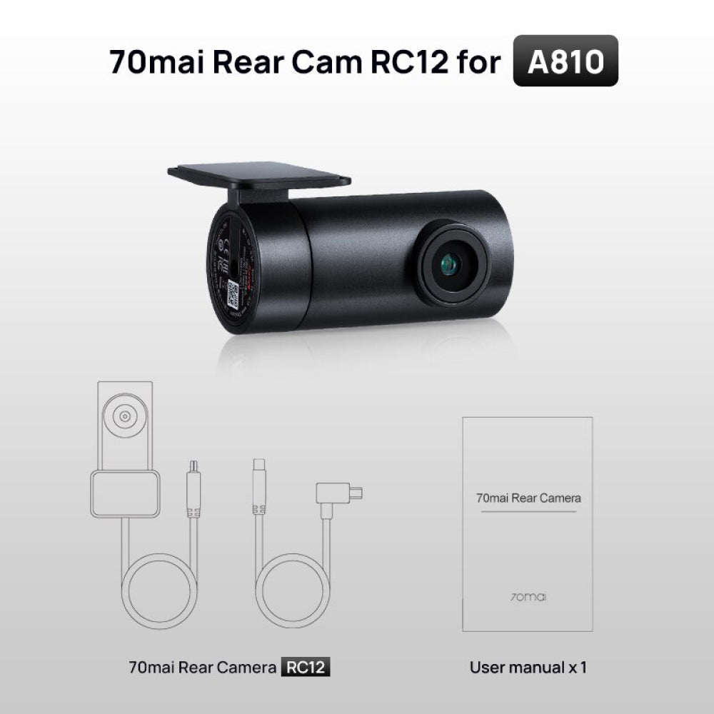 70mai RC12 Rear Camera (A810)