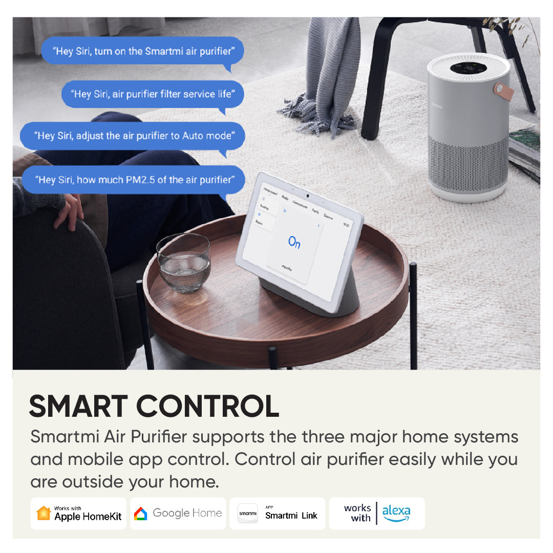 Smartmi P1 Air Purifier Smart Control Strong Purification PM2.5 / PM10 Laser Particle Sensor 30 ㎡