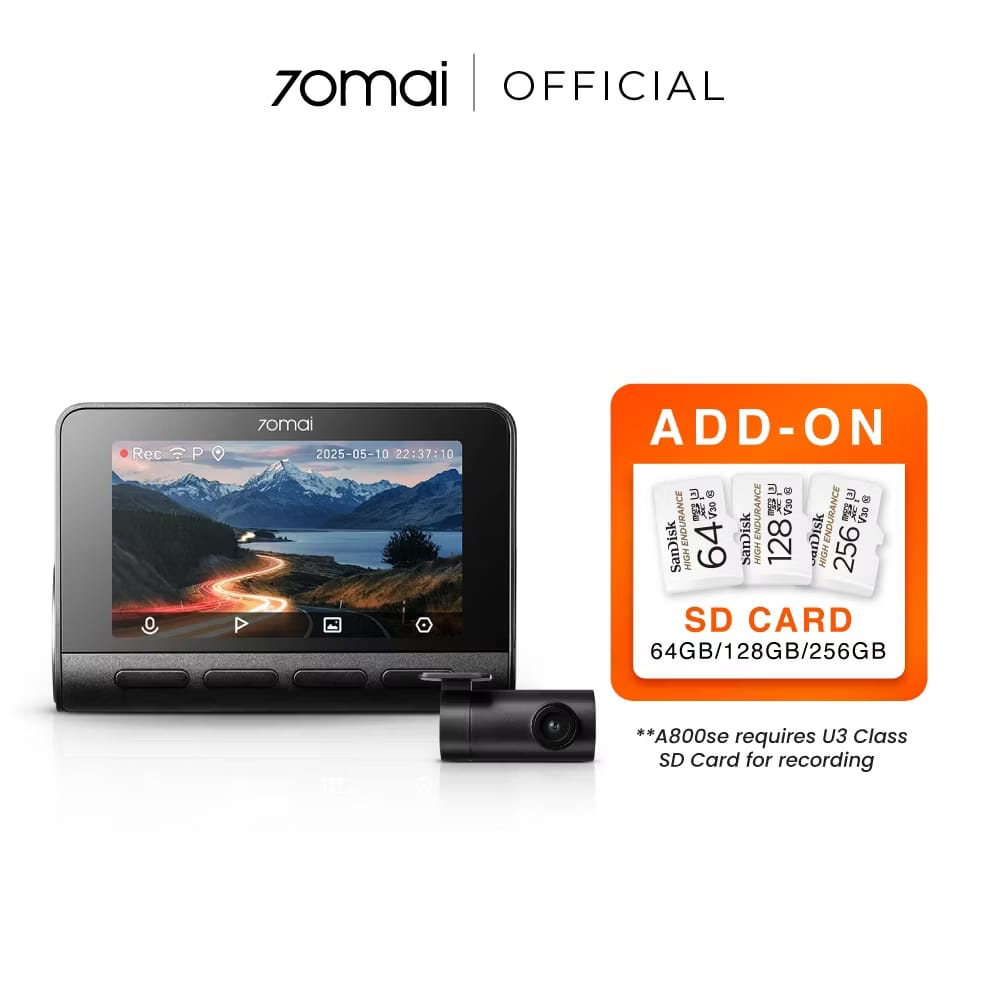 70mai A800SE 4K Dashcam
