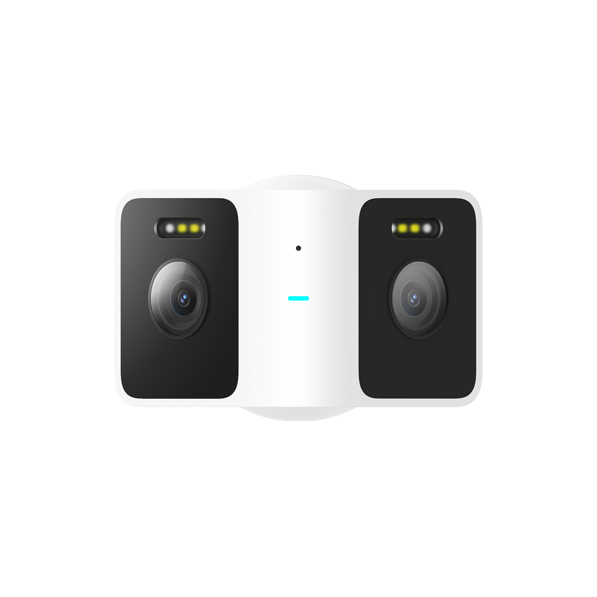 Xiaomi CW100 Dual security camera, white dual-lens unit with two LED light bars