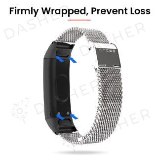 Mijobs Mesh Stainless Steel Strap for Honor Band 5 and Band 4