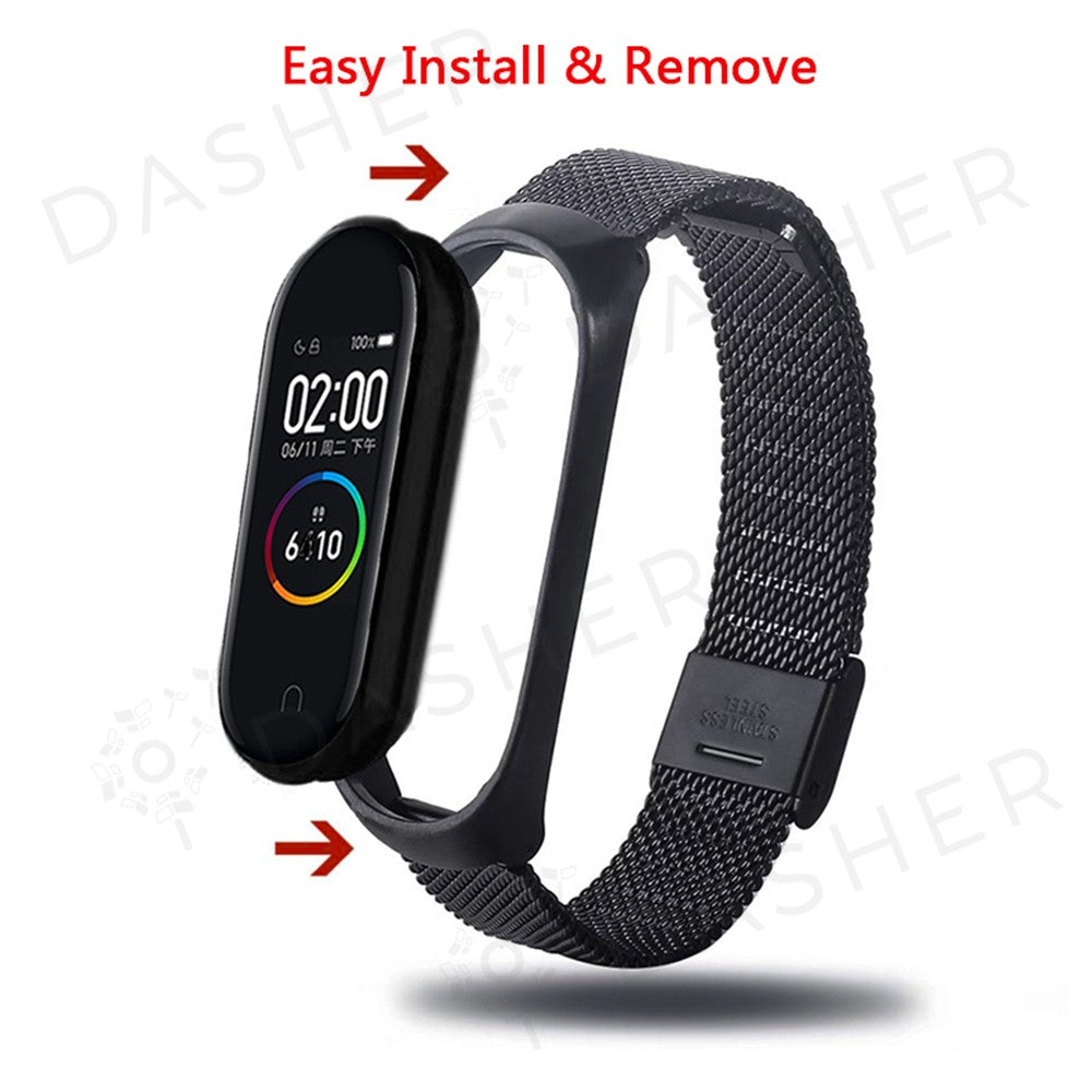 Stainless Steel Strap for Xiaomi Mi Band 4