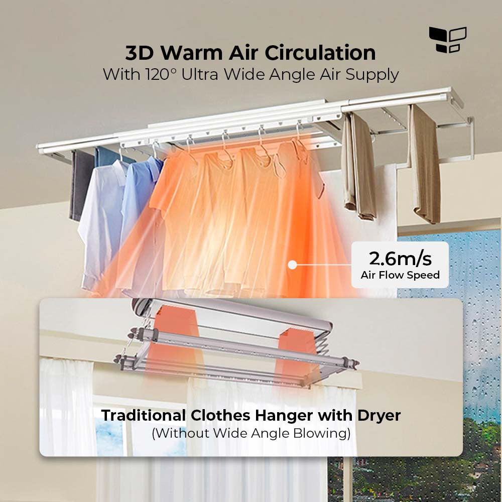 Xiaomi Mijia Smart Clothes Dryer Rack with Heated Drying