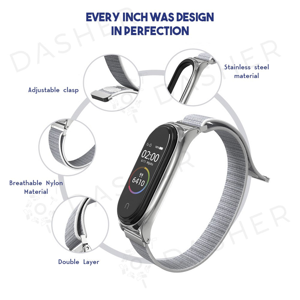 Nylon Strap for Xiaomi Mi Band 5