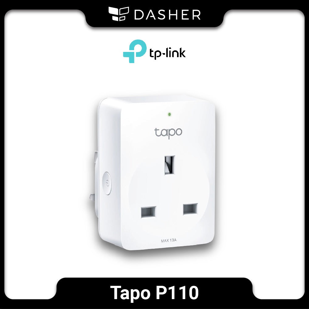 【Safety Smart Plug】TP-LINK TAPO P110 (2PX) MINI SmartPlug, Energy monitor Timer plug, works with Google Home_Wifi_Smart