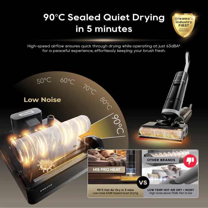 Dreame H15 Pro Heat Wet Dry Vacuum