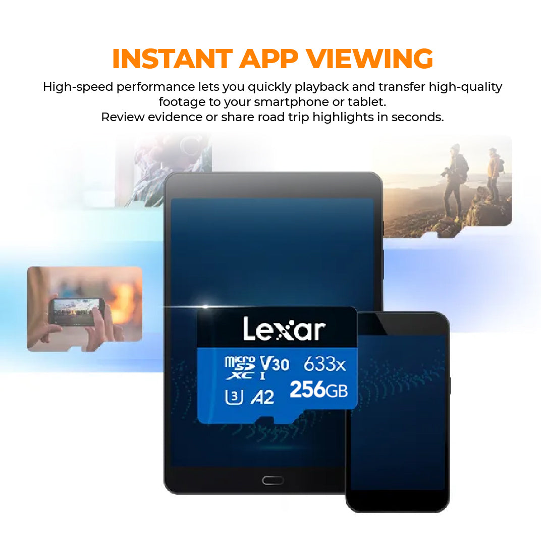 Lexar MicroSDXC High-Performance 633x BLUE Series U3 V30 Memory Card Product vendor