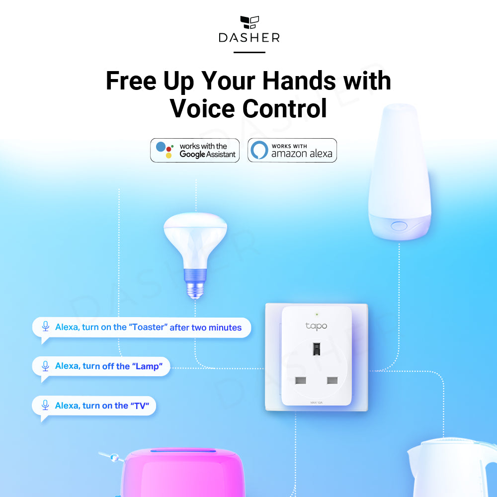 【Safety Smart Plug】TP-LINK TAPO P110 (2PX) MINI SmartPlug, Energy monitor Timer plug, works with Google Home_Wifi_Smart