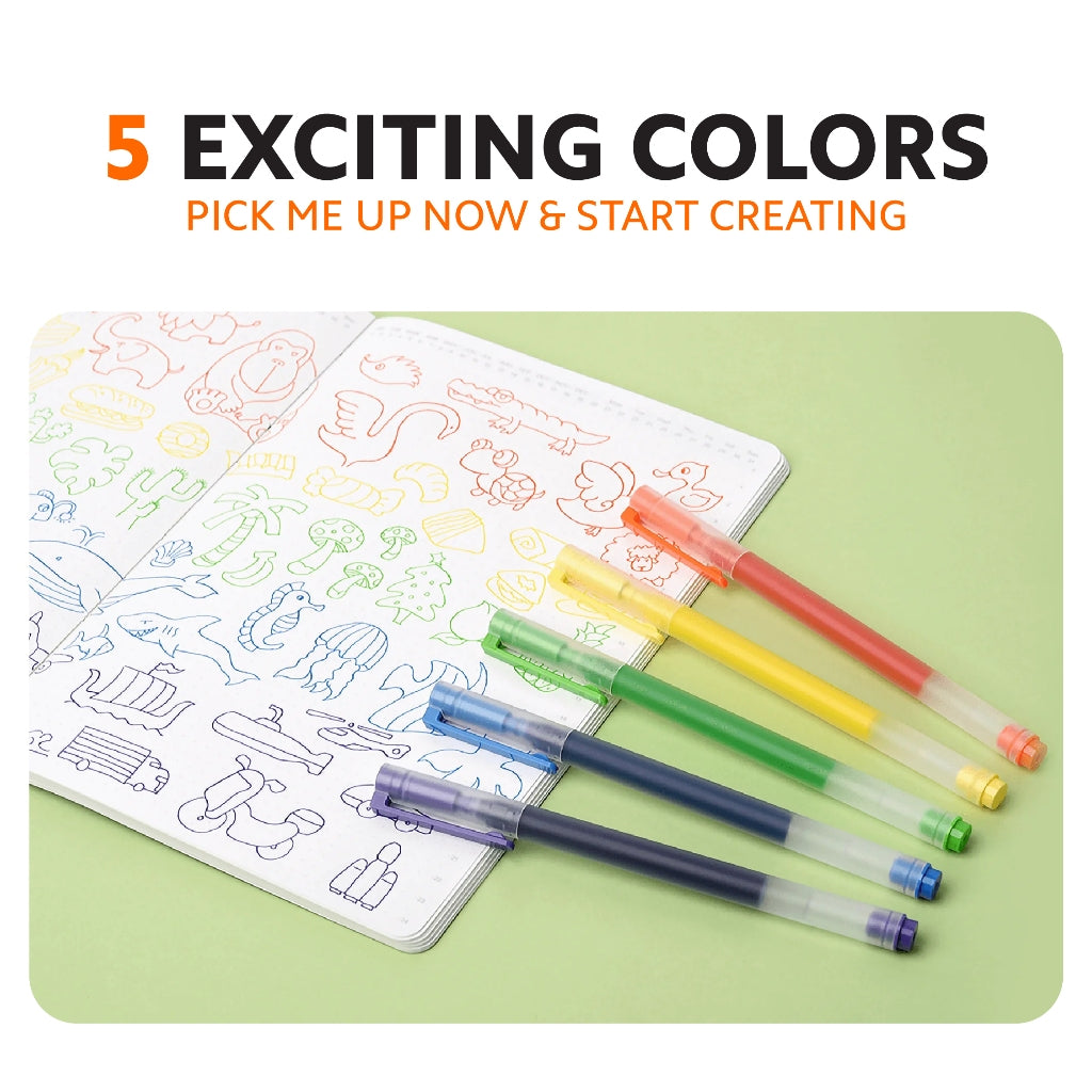 Xiaomi High-Capacity Gel Pen (5-Pack)