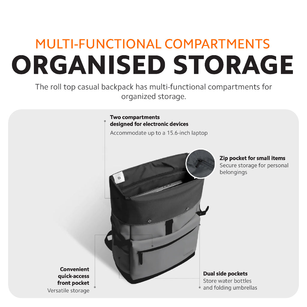 Xiaomi Roll Top Casual Backpack