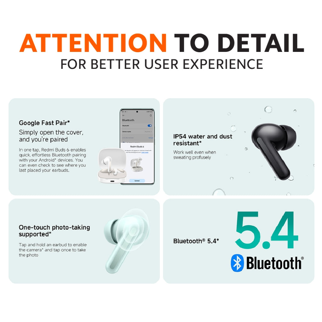 Redmi Buds 6 Wireless Earbuds