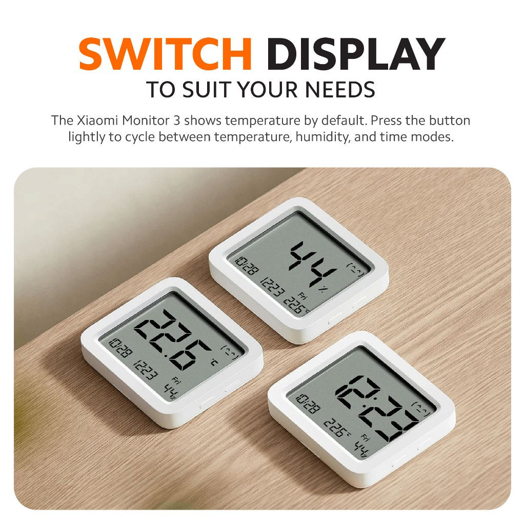 Xiaomi Smart Temperature and Humidity Monitor 3