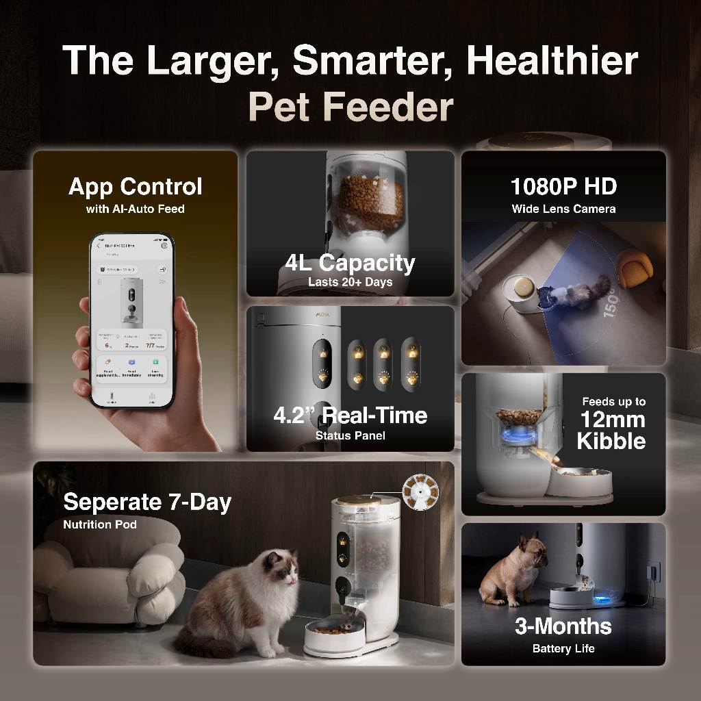 MOVA NutriPal 10 Ultra Smart Pet Feeder