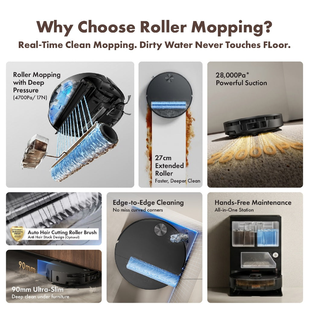 MOVA S70 Roller Robot Vacuum