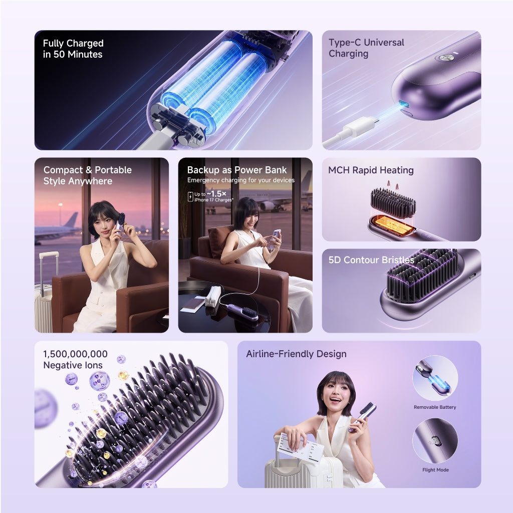 Dreame Sleek Cordless Straightening Brush