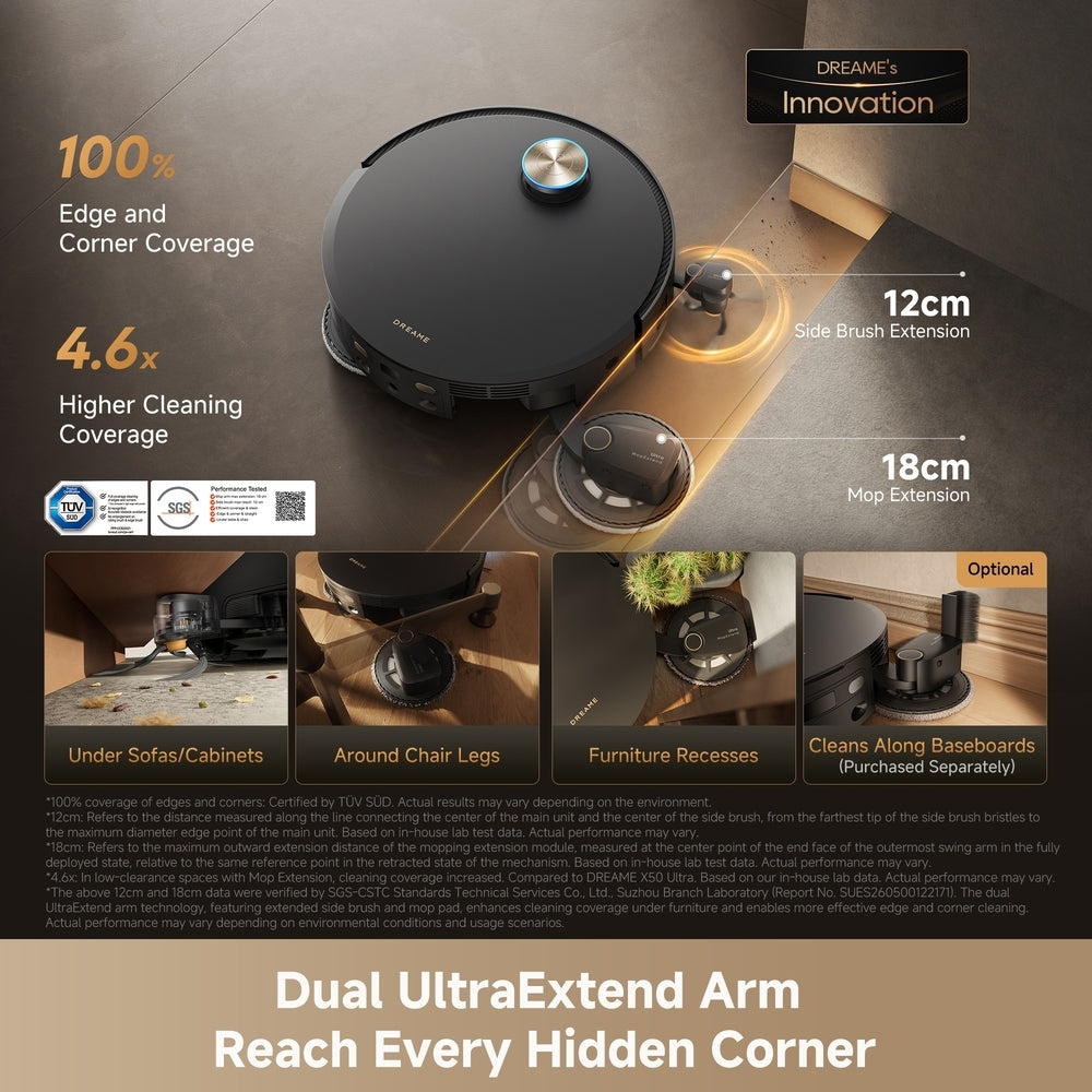 Dreame X60 Ultra Extreme / X60 Master Extreme Robot Vacuum
