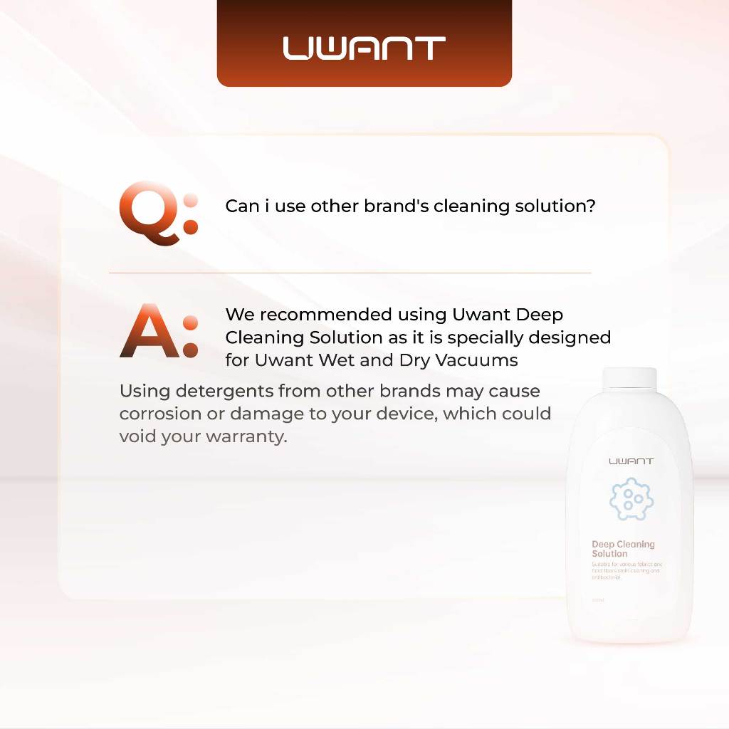 UWANT Wet Dry Vacuum Detergent
