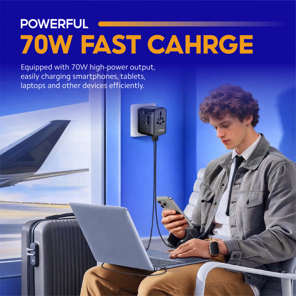 VINKO V1109 Universal Travel Adapter