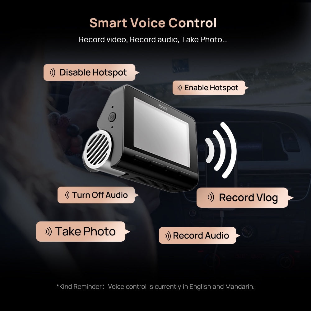70mai A810S 4K Dash Cam