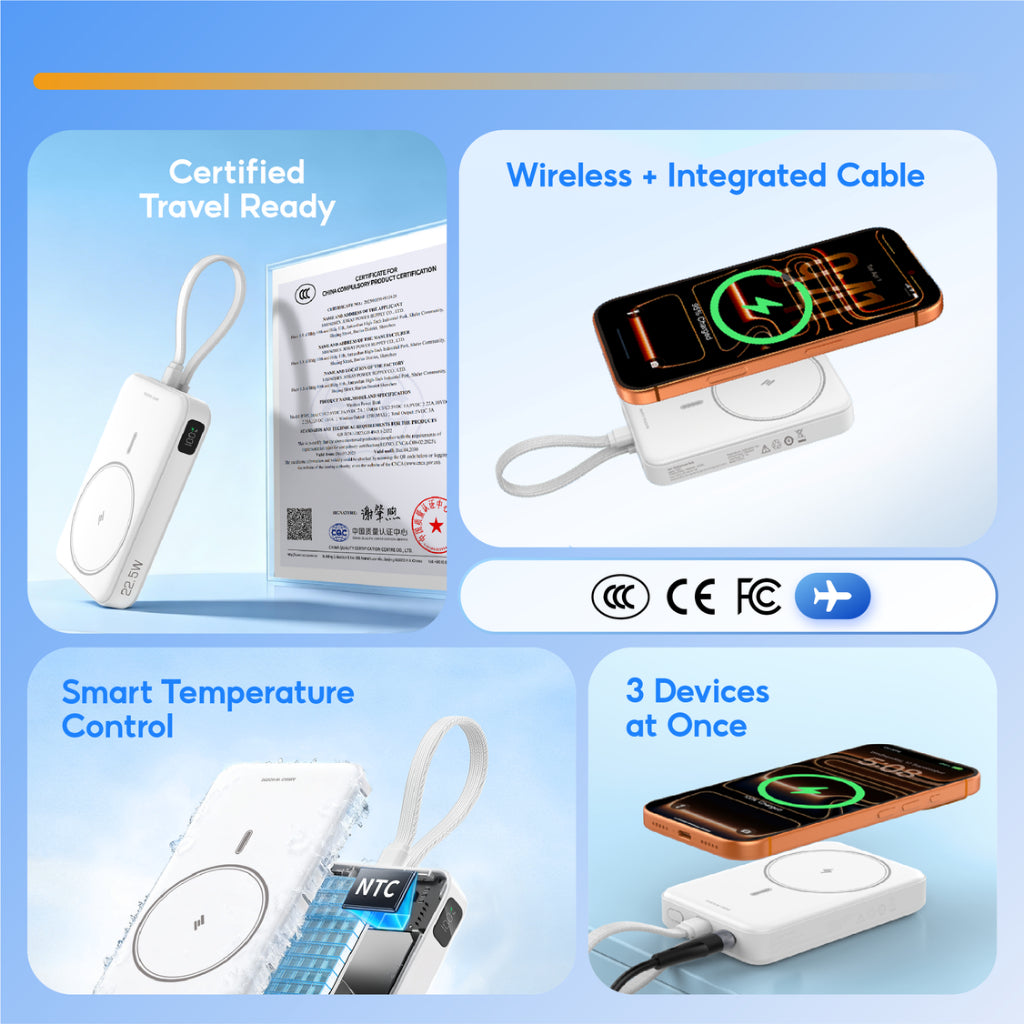 VINKO V12 Magnetic Wireless Power Bank