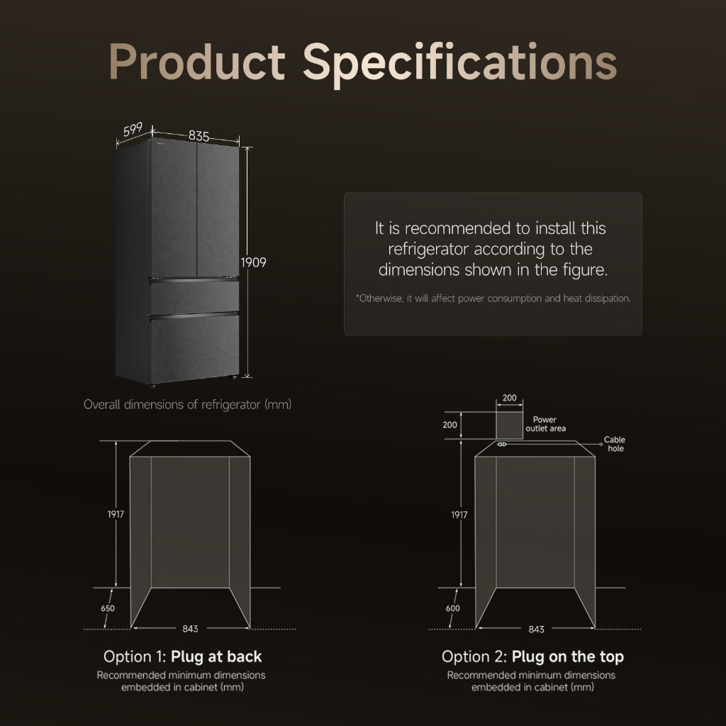 Dreame Z-Fresh 508L Refrigerator