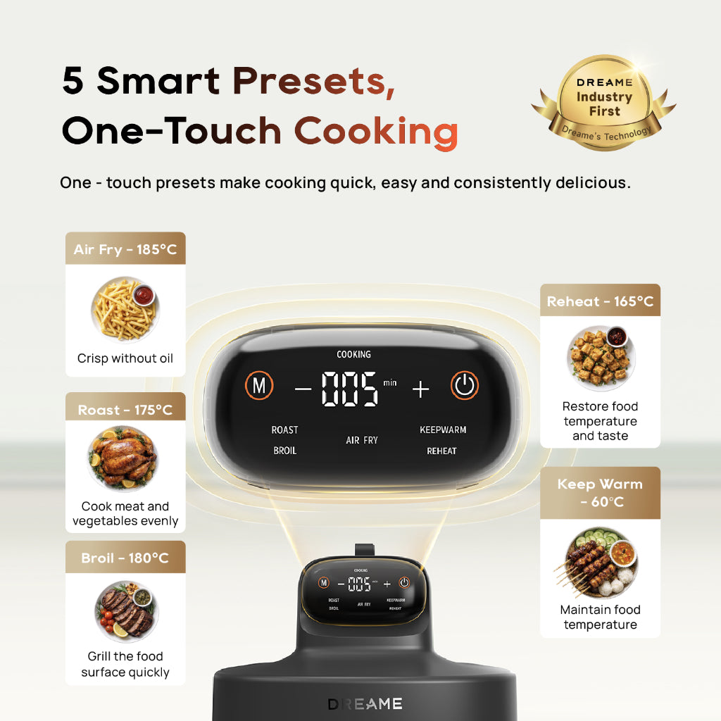 Dreame Tasti PT60 Glass Air Fryer