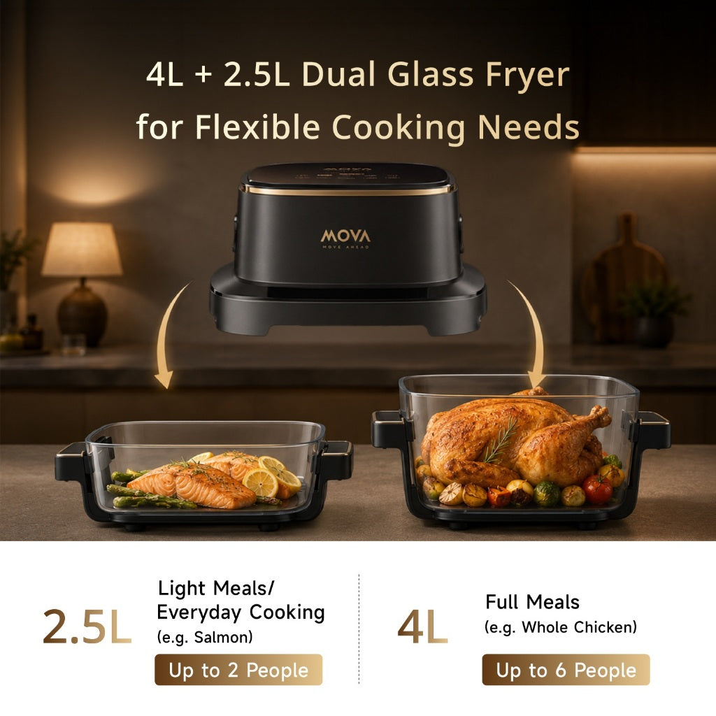 MOVA AF20 Pro Aeroglass Air Fryer