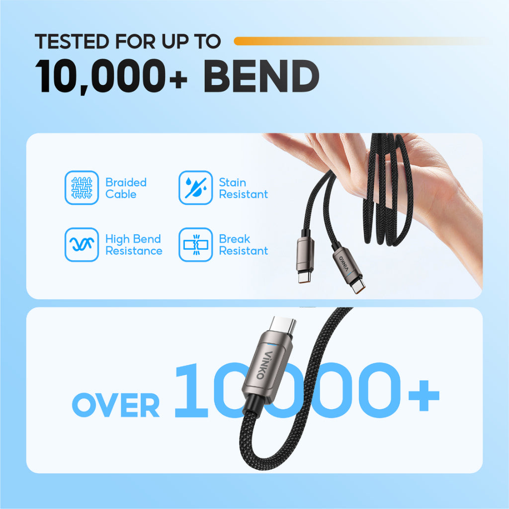 VINKO N1001 240W USB-C to USB-C Cable