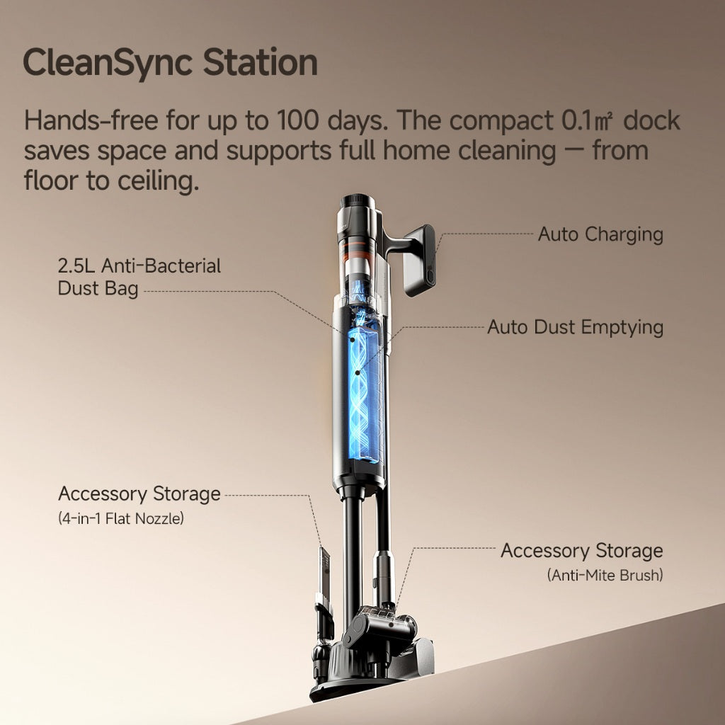 UWANT V600 Self-Emptying Cordless Stick Vacuum