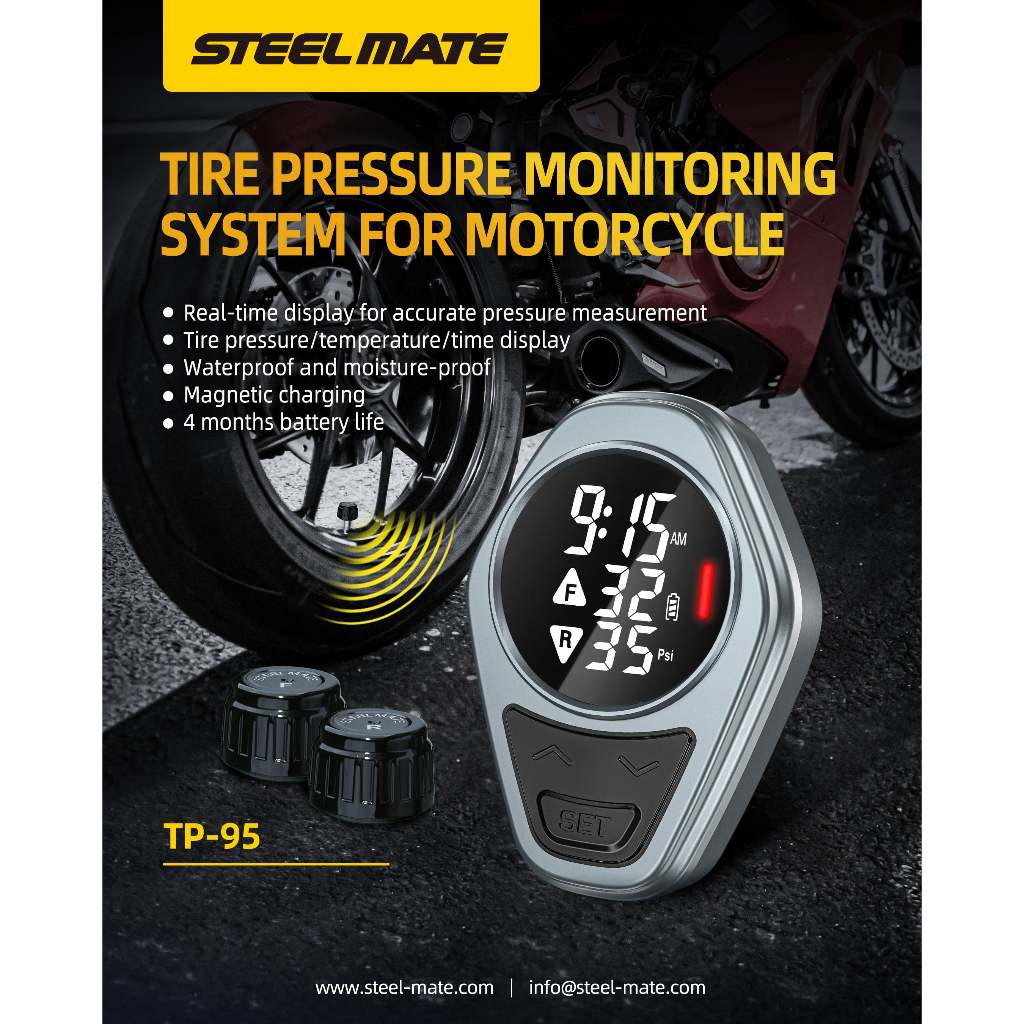 Steelmate Car and Motorcycle TPMS Bundle