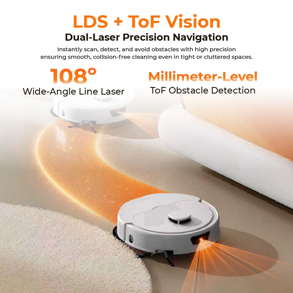 UWANT T300 Robot Vacuum with Built-In WaterKit